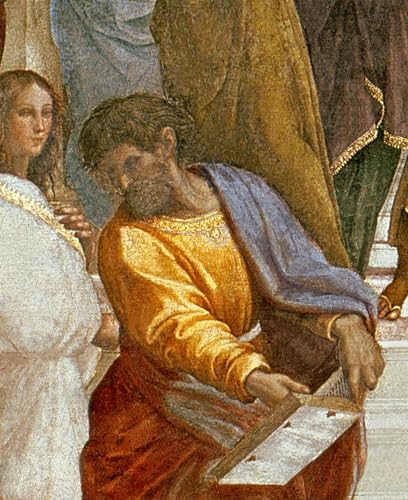 Cuadro pintura murales decor La Escuela de Atenas de Raphael 60x90