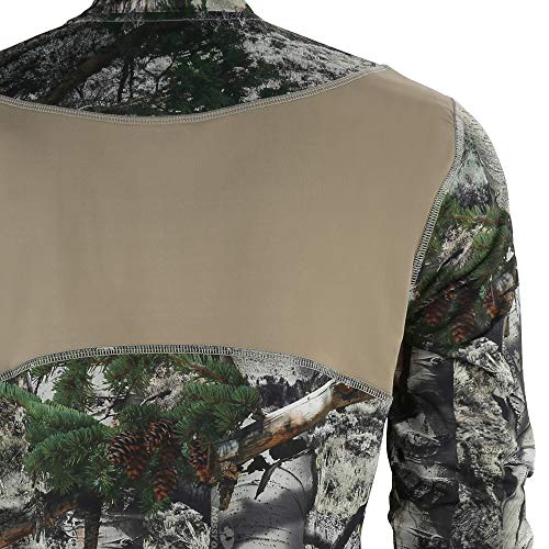 Kenai Camo Hunting Base Layer Mock Neck (MO Mountain Country, 3XL)4
