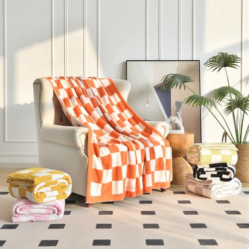 Xiashrk Checkered Throw Blanket for Couch Bed, Black, Throw 50"x60" by Xiashrk - Used condition - Image 8