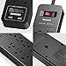 Surge Protector Power Strip (2390j), Huntkey 12 Outlets with 2 USB Ports, 6 ft Extention Cord, ETL Listed, Black