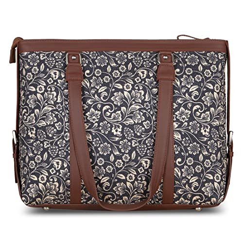 Image of ZOUK Women's Vegan Handcrafted WavBeach and FloMotif - Office Bag Combo