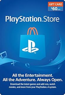 $60 PlayStation Store Gift Card [Digital Code]