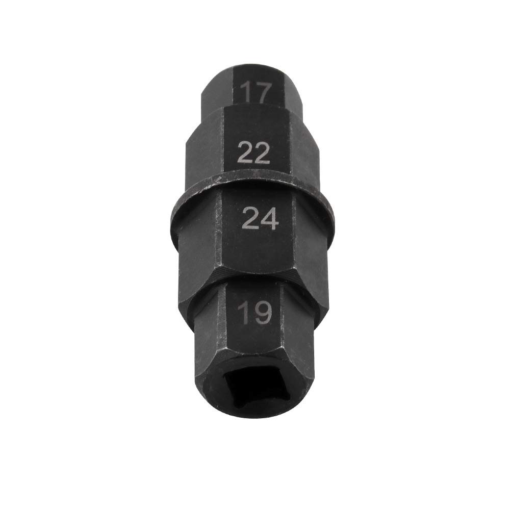 Moto Anteriore Ruota Posteriore Asse Esagonale Mandrino Driver Socket Tool 17/19/22/24mm SUK0244
