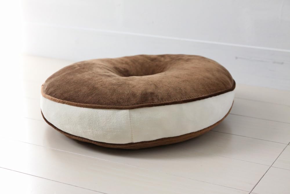 円座クッション ブラウン Amazon.co.jp: 低反発ウレタンチップ入 らくらく円座クッション 40cm