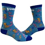 Crazy Dog T-Shirts Women's Purr Maid Socks Funny Mermaid Pet Cat Kitty Animal Lover Graphic Footwear