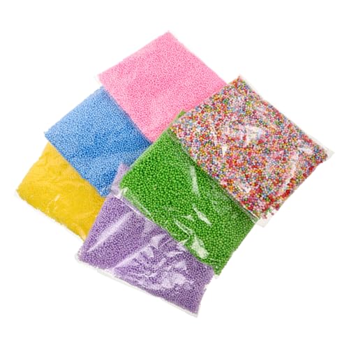 HOOTNEE 6 Foam Beads for Crafts Soft and Safe Craft Foam Bead Kit Lightweight Filler for Creative Art Projects for Crafting Activities