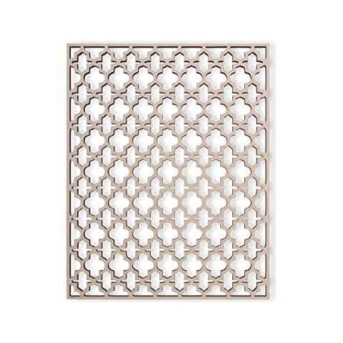 Jess and Jessica Wood Aztec Decor Fretwork Panel - Mandala Wall Art for Home Decor, Wall Panels, Overlays, Trellis, Privacy Screens & Yard Decor Cover
