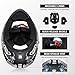TRIANGLE Motorcycle Helmets Full face Helmet for Adults Men and Women Dual Visor with Internal Sunshield DOT Approved (Matte Golden, X-Large)