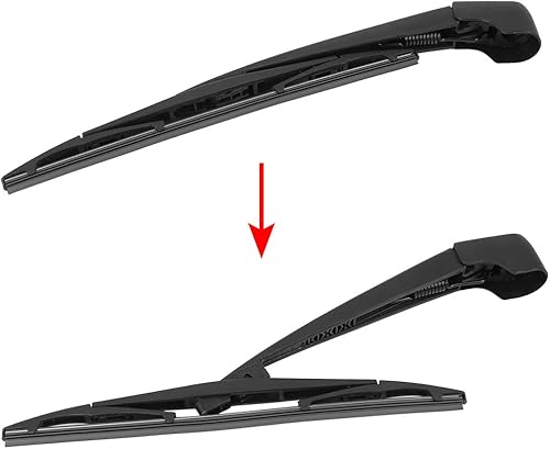 Miniatura 2 de X AUTOHAUX Juego de brazo de limpiaparabrisas trasero 12.008 in 12 pulgadas para BMW X5 F15 2014 2015 2016 2017 2018