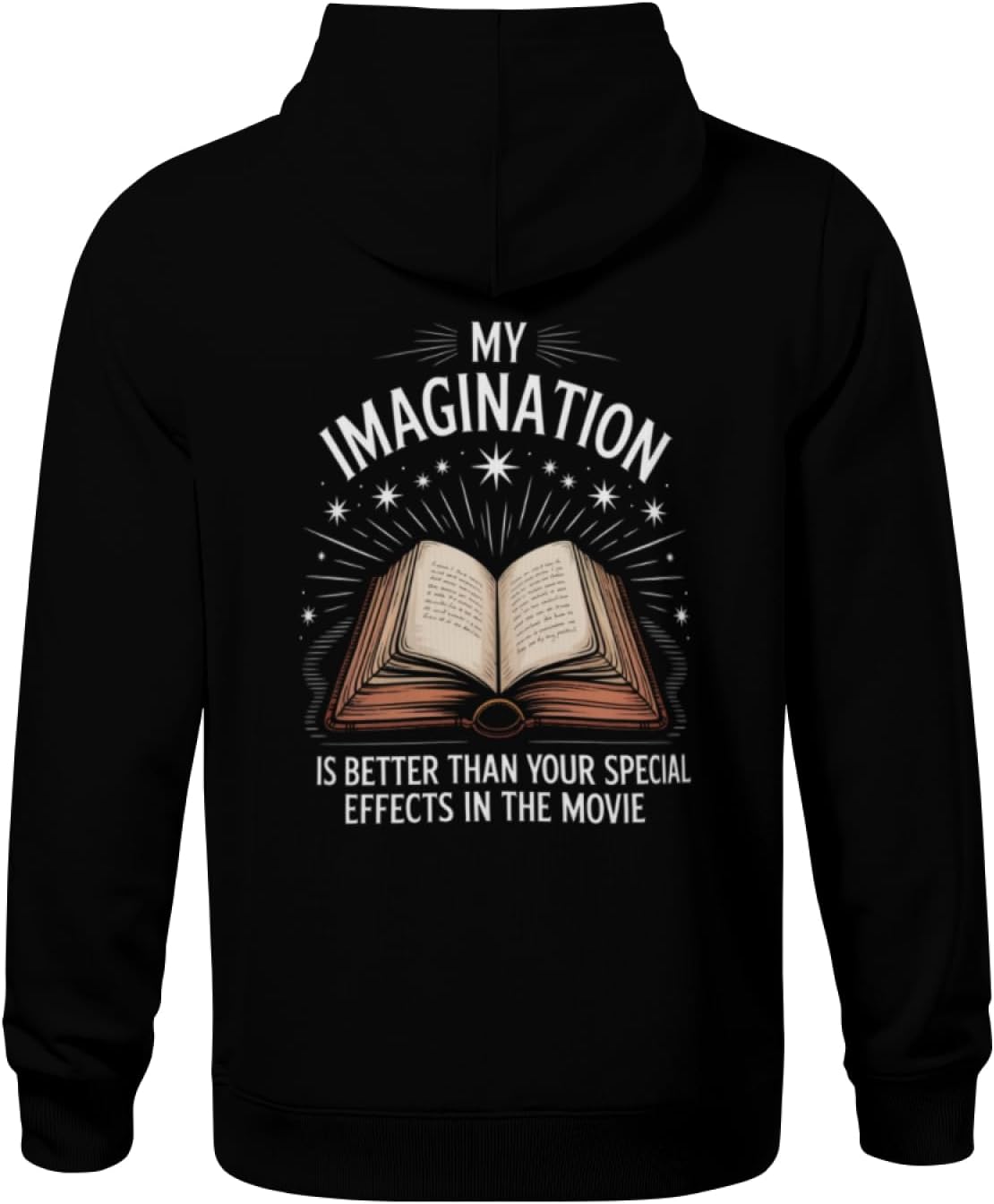 Kids My Imagination Is Better Than Your Special Librarian Boys Girls Lightweight Kangaroo Pocket Hoodies