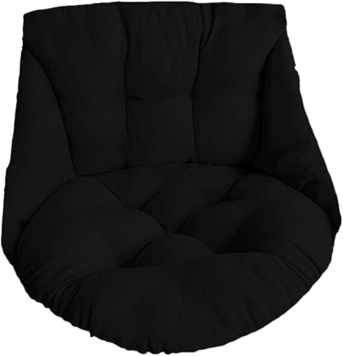Miniatura 9 de LAMPTTI Cojín para silla de hamaca, cojín para silla de huevo, cojines de asiento de cesta colgante, cojín de asiento de respaldo para silla de