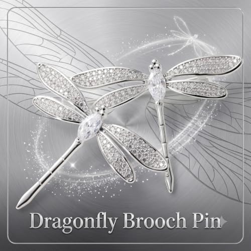 Image of Fashion Dragonfly Booch Pin Jewelry Gift for Women