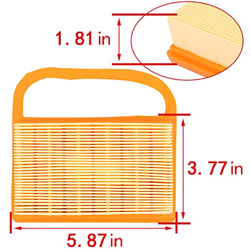 Panari (Pack of 5 Air Filter + Pre Cleaner for TS410 TS420 TS410Z TS420Z Concrete Cut Off Saw