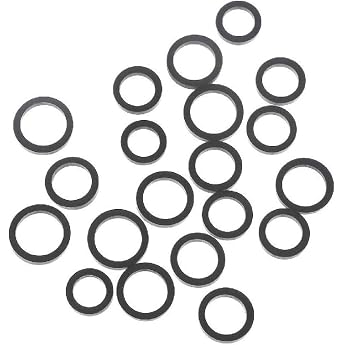 20pcs Mixed Idler Tire Wheel Belt Loop Idler Rubber Rings for Cassette Deck Recorder Tape Stereo Audio Player 9-13mm Hole Idler Wheel Belt Loop Idler Pulley Rubber Ring 3.5mm Thickness for Cassette Deck Tape