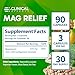 Clinical Effects Mag Relief Magnesium Supplement - 275mg Pure Magnesium Glycinate Capsules - 90 Magnesium Capsules - Quality Magnesium for Cramp Defense, Bone, Muscle and Nerve Support - USA Made