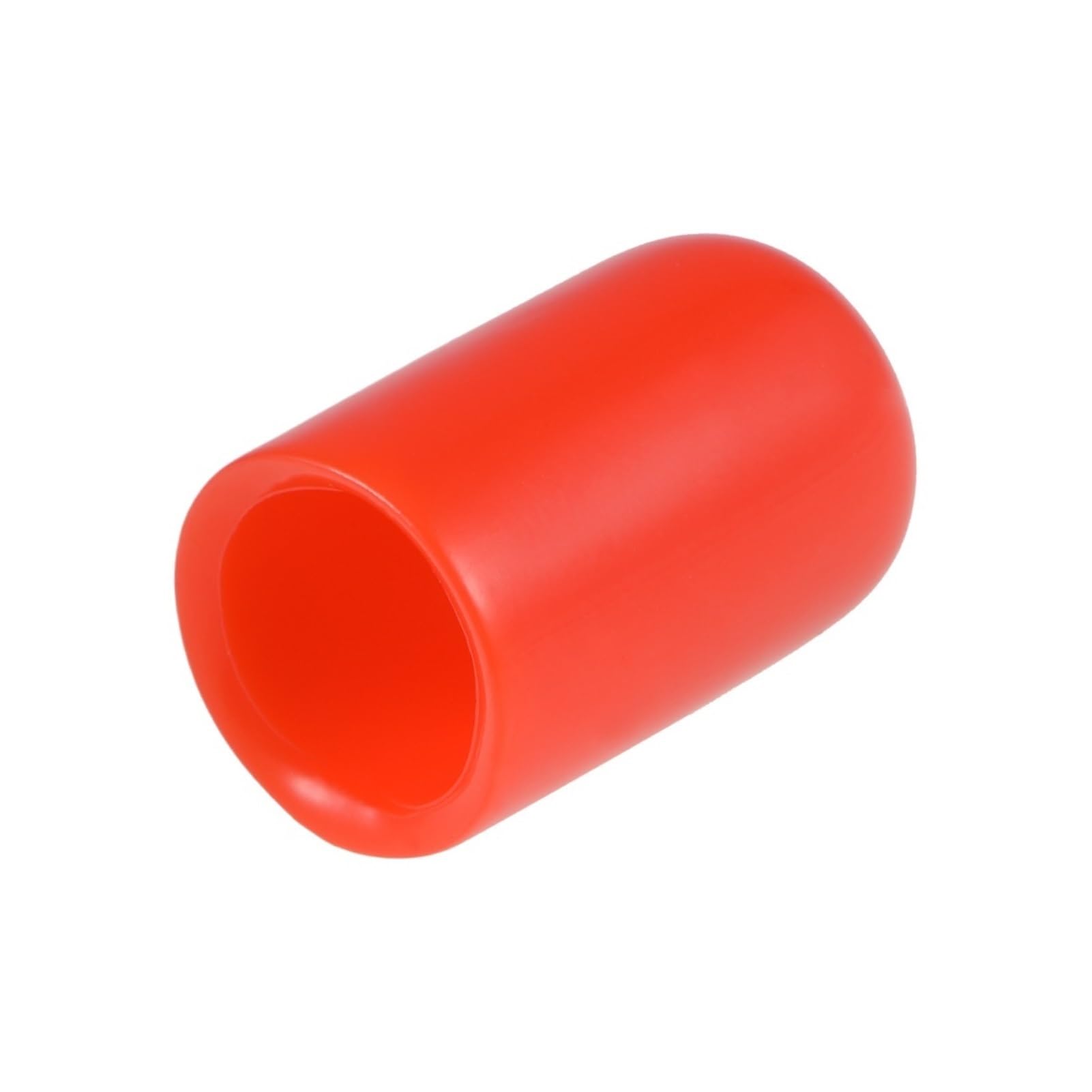 15/20/25pcs 10-28mm Rubber End Cap 20-30mm Height Vinyl Round Caps Cover Screw Thread(Red,27mm ID 15pcs)