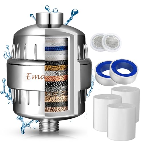 Listado de Filtros - 5 favoritos. 40 Filtro de Ducha Agua Universal de 25 Etapas - Incluye 3 Cartuchos de Filtro Reemplazable- Purificador de Agua para Elimina Cloro/Impurezas Olores Para Todo Tipo de Cabezas de...