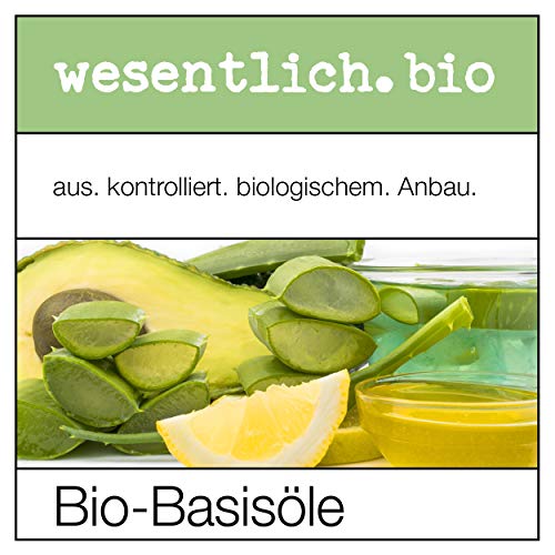 wesentlich. Sheabutter BIO 100g | 100% reines Naturprodukt für Creme und Kosmetik | naturrein im Glastiegel | pure Körperpflege