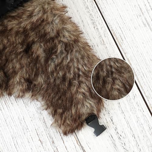 Image of ONWAY Trapper Hat Winter Hats for Women Men with Faux Fur Ear Flaps