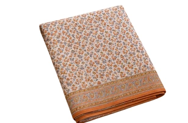 Women's Printed Saree with Floral Motif Design & Traditional Ethnic Border | Lightweight Daily Wear, Office Wear, Casual & Festive Saree-picture-17