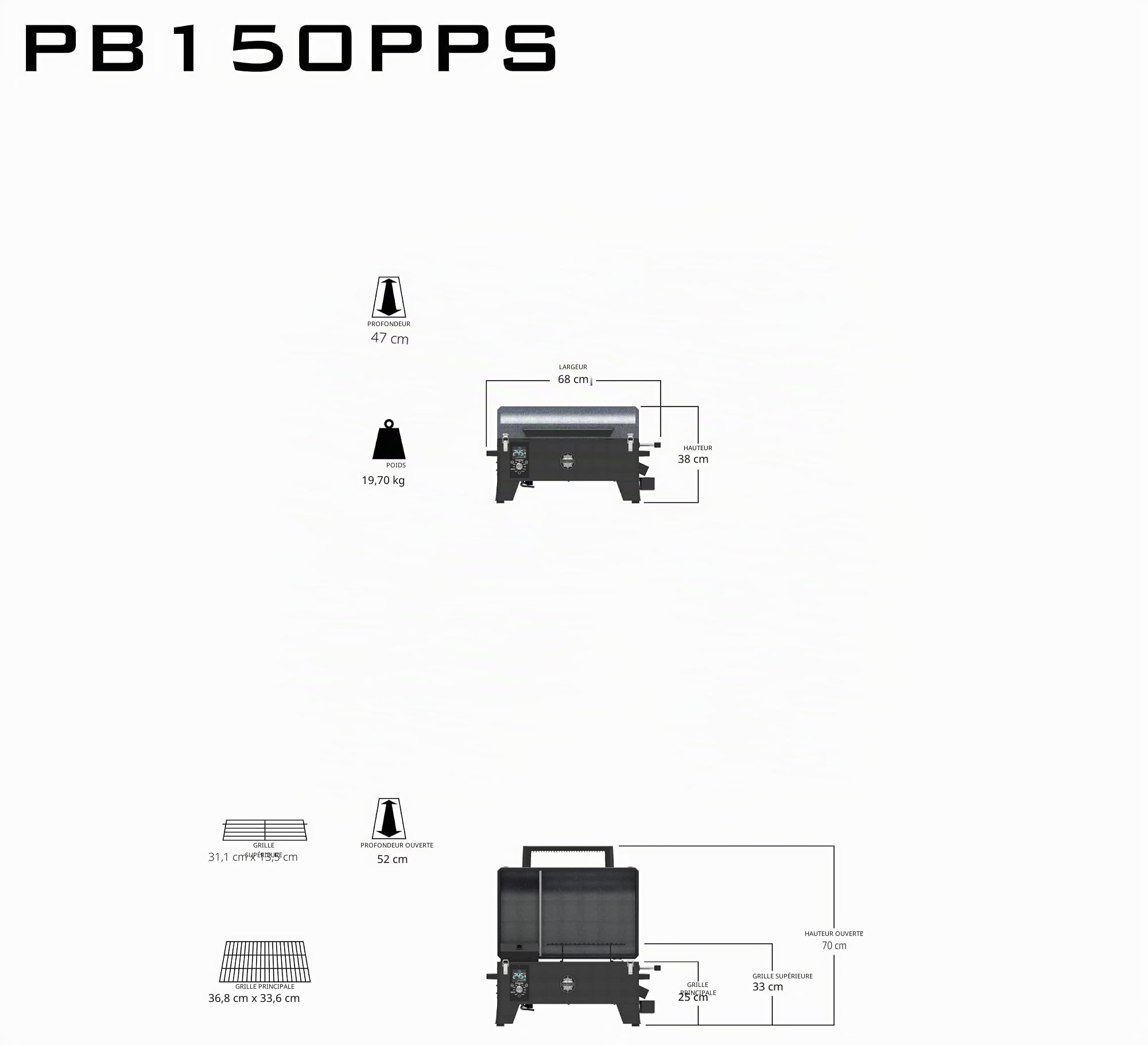 Pit Boss - Barbecue à Pellets Pit Boss NAVIGATOR PB150