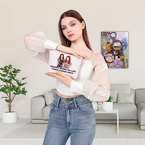 BDPWSS Scary Movie Merchandise Makeup Bag There's More To Life Than Stupid Boys Horror TV Show Gift Scary Movie Fan Gift (Stupid Boys)3