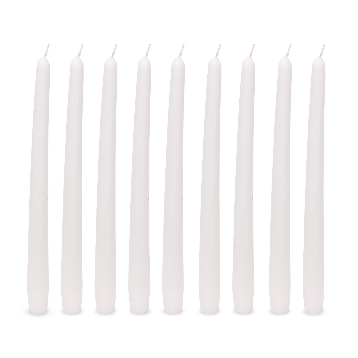 Buy Exquizite White Taper Candles 30 Pack Unscented Dripless Taper