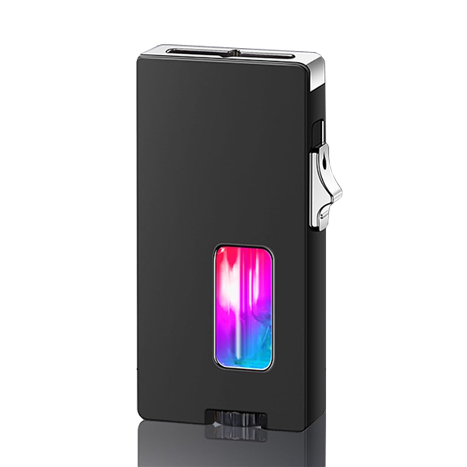 Jcfhqghr A Cool Lighter, Extr Wide Soft Flame Lighter, Shake To Light, With Visible Ir Window Nd Djustable Flame Dial, Great For Bbqs, Candles Nd Camping(A)