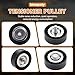 binopoly 36323 Belt Tensioner/Idler Pulley for 2007-2018 Chrysler 200/Sebring/Grand Voyager Dodge Avenger/Caliber/Journey Jeep Compass/Patriot Mitsubishi Lancer/Outlander OE# 1341A005 419-598 89133