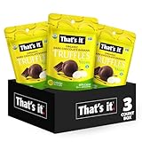 That's it Organic Dark Chocolate & Banana Truffles. 100% Plant-Based, Vegan, Gluten-Free, All Natural (3 Pack)