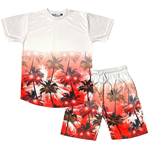 Conjunto de ropa deportiva transpirable contra el calor para niños y niñas de 5 a 13 años 2