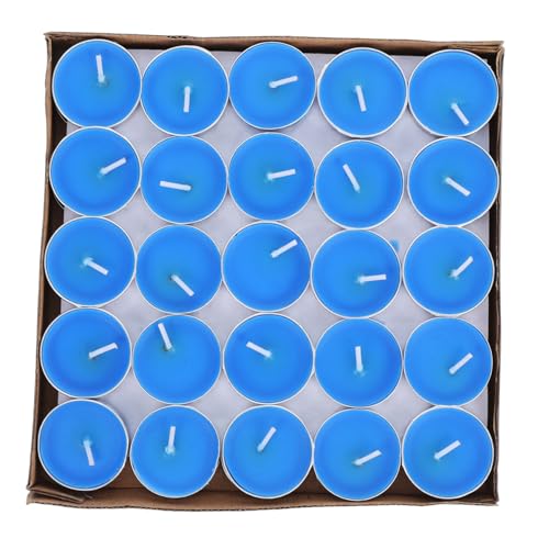 OSOLADY 50pcs Unscented Round Tealight Candles Versatile Wedding Favors for Romantic Dinners Home Decor Ceremony Clean Burning Timeless Design for Aisle Decor