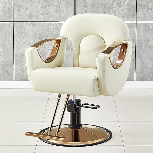 Professioneller Salonstuhl Mit Abnehmbarer Kopfstütze, Robuster Friseurstuhl Für Bequemes Styling