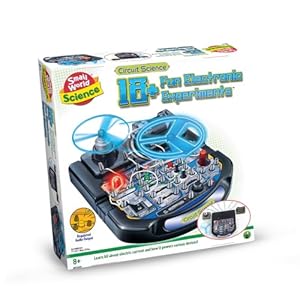Small World Toys,Circuit Science 18+ Divertido experimento electrónico, incluye placa de circuito,Crea experimentos divertidos y aprende de él para niños,Adecuado para niños a partir de 8 años
