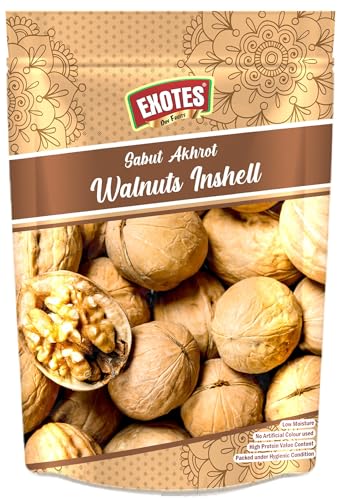 Image of Exotes Popular Inshell Walnuts Pouch, 250 g