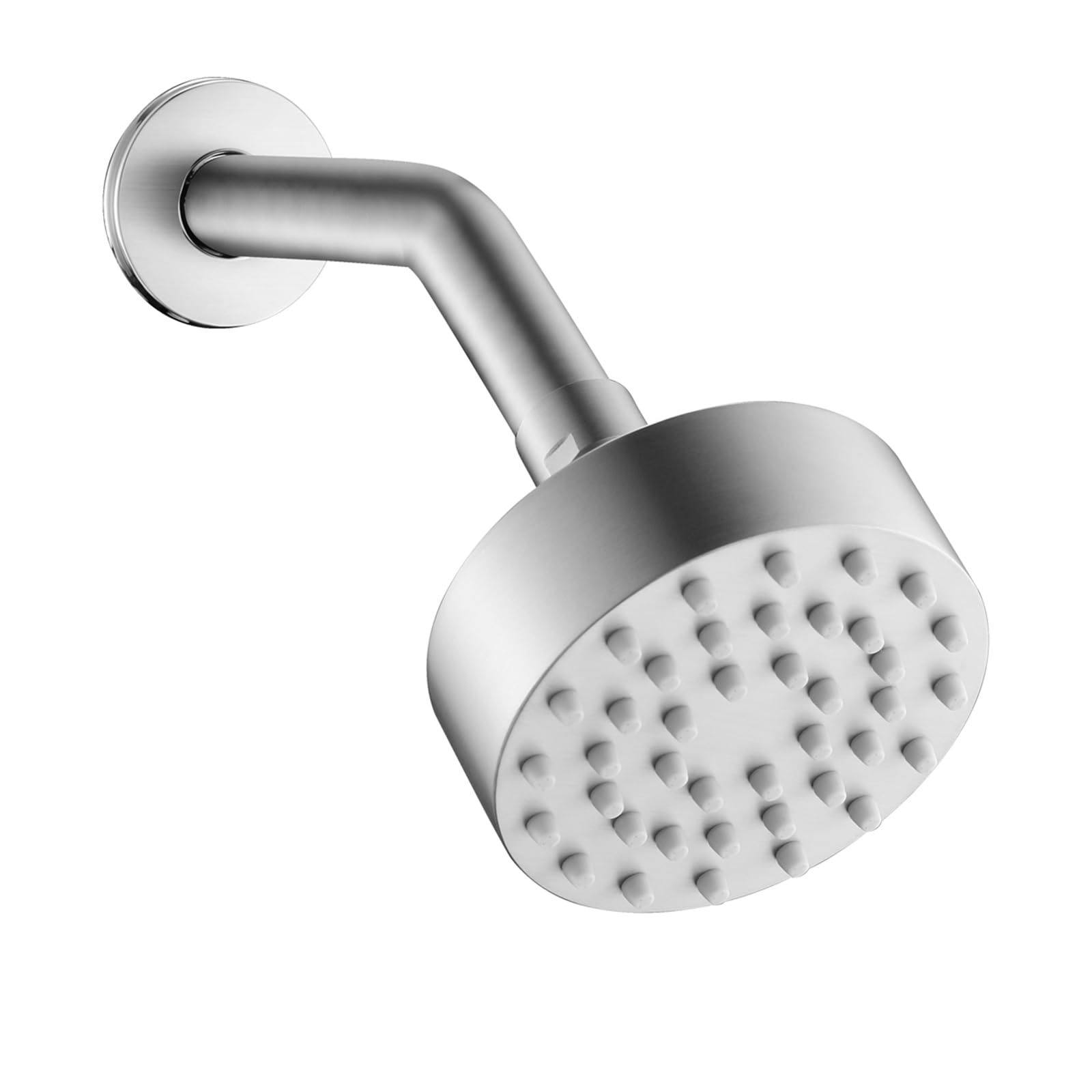 Pommeau de douche haute pression résistant au calcaire avec bras d'extension pour faible débit
