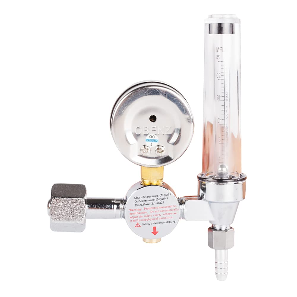 Toplionace OBC-196 Argon miernik ciśnienia Argon Spawacz Spawarka Redukcja ciśnienia Zawór Reduktor gazu Regulator Argon Miernik 25L/MIN G5/8-14