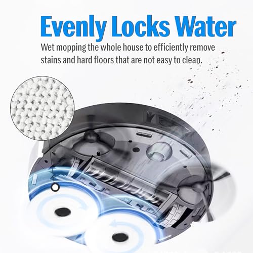 Image of AutoStory 10pcs Replacement Mop Pads for ECOVACS DEEBOT X1 Omni /X1 Turbo /T20 Omni /T10 Omni /X2 Omni /T30S /N30 Pro Omni /N30 Omni /T30S AI /T30S Pro /T50 OMNI /T50 PRO OMNI /T50 MAX PRO Omni /Yeedi m12 pro+