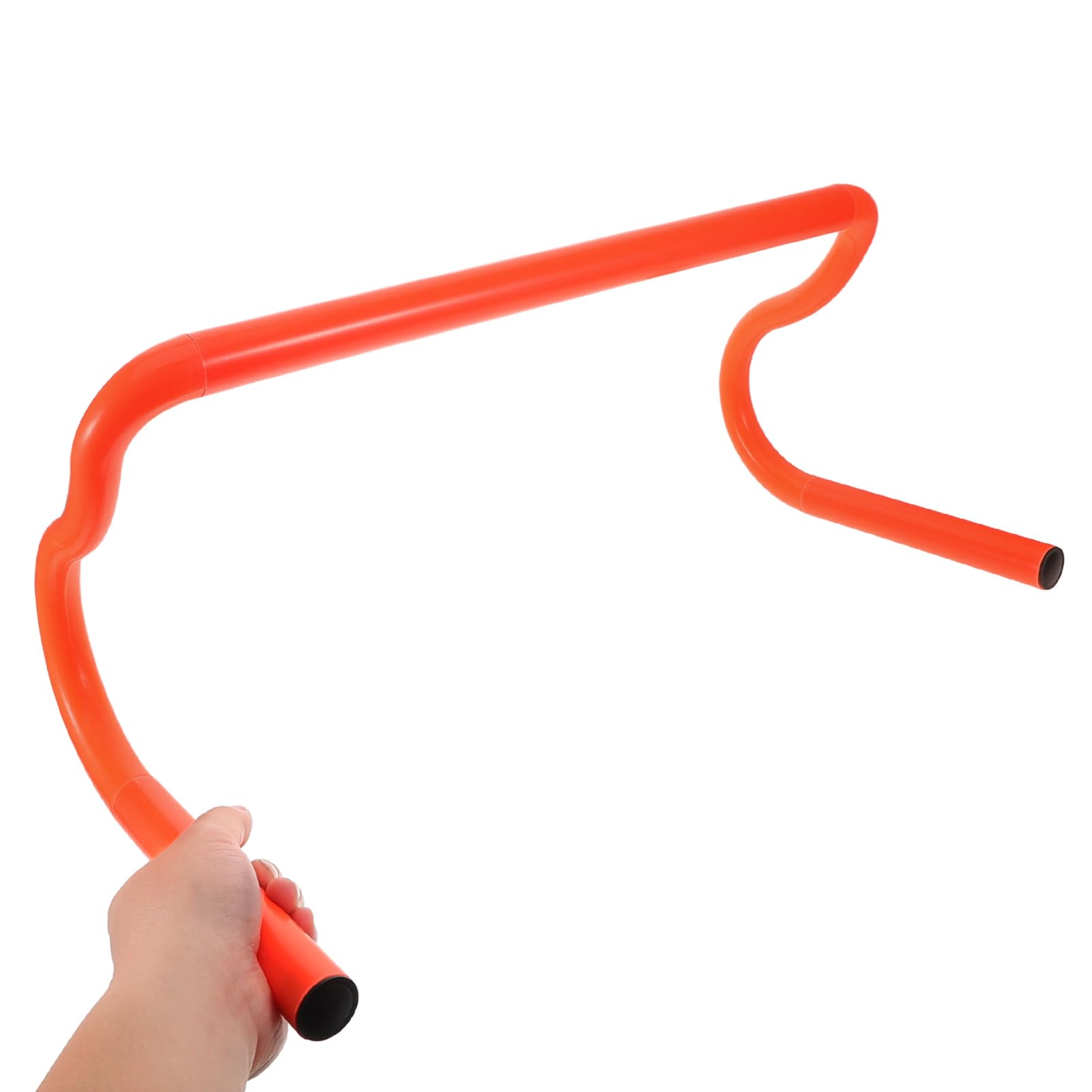 TOYANDONA Hurdles de Entrenamiento de Agilidad Escalera de Entrenamiento Exterior Desmontable y Ligera Naranja para Fútbol y Ejercicios de