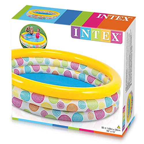 Miniatura 2 de Intex 58449np - Piscina Hinchable Infantil Arcoíris 168x38 Cm