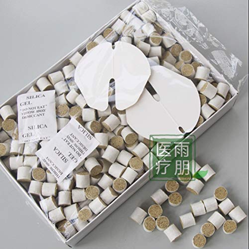 Moxa Rolls Traditional Moxibustion for Warm Needles 500 Pieces/Box Moxa Stick Warm Needles Pure Moxa Stick for Moxibustion Moxa Stick
