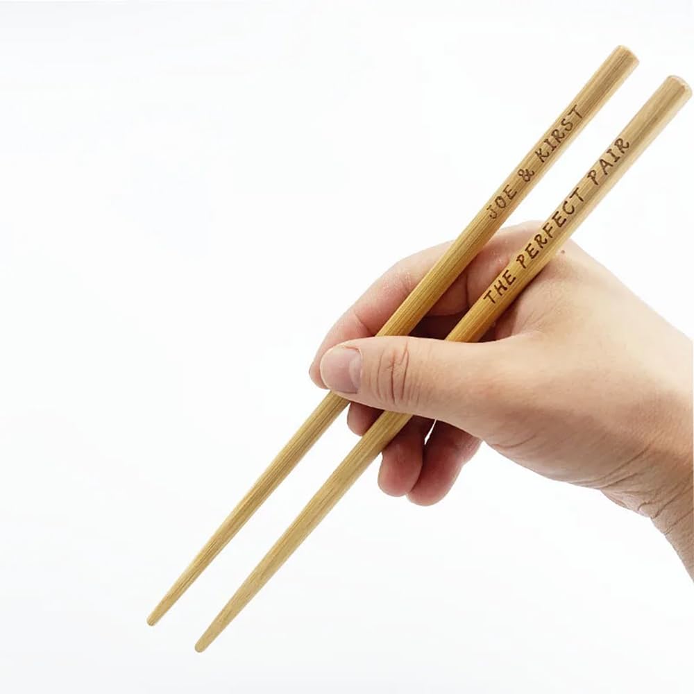 Lot de 50 baguettes personnalisées avec nom, lettrage personnalisé pour mariage, baguettes personnalisées