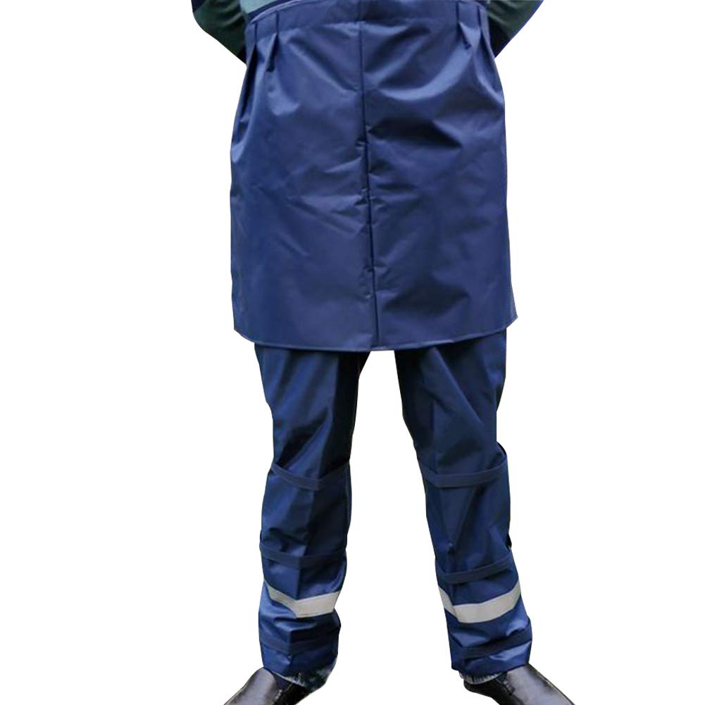 Kelendle Detachable Apron Pants Split Leg Safety Chaps with Reflective Stripe Forestry Professional Protective Apron Chaps