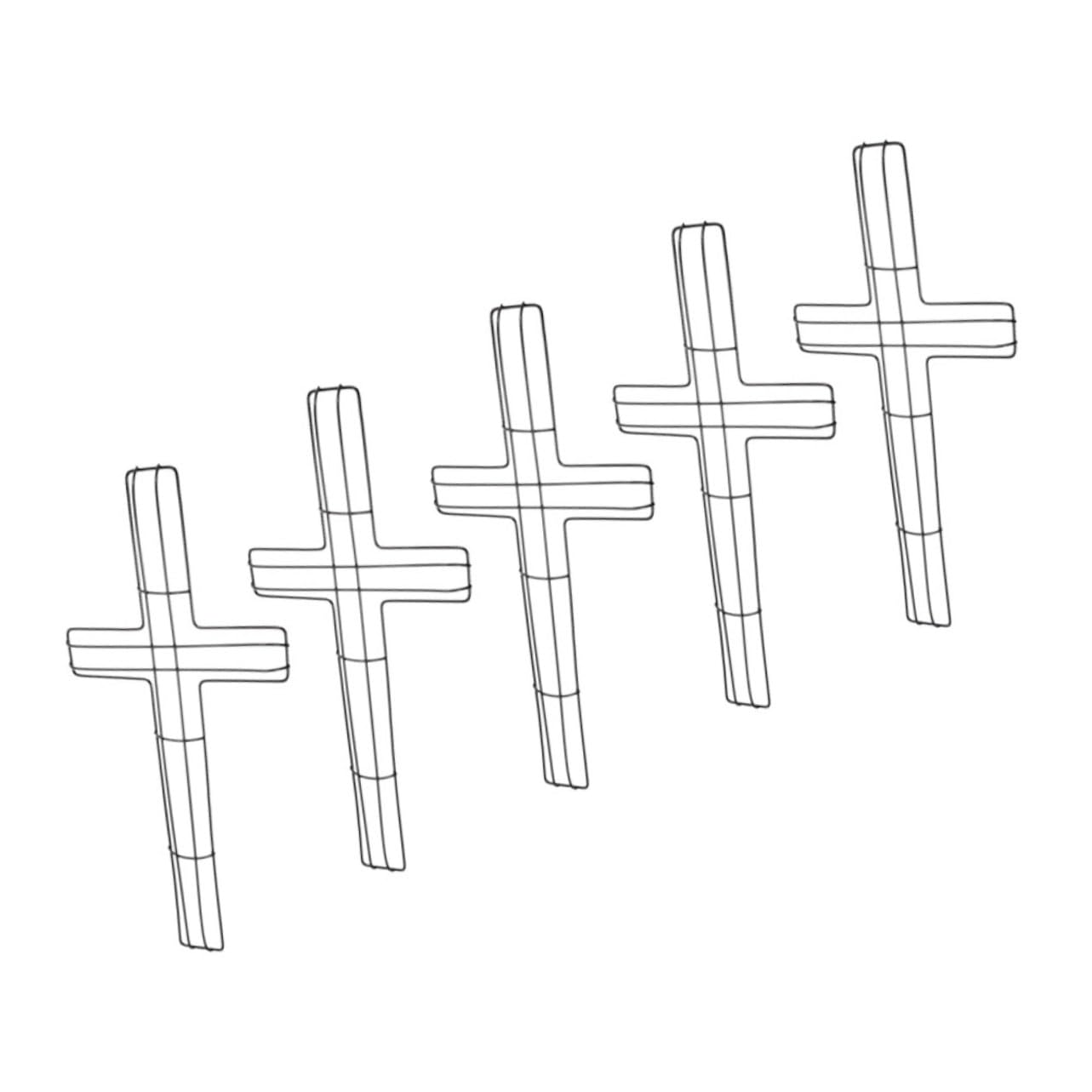 Supports pour décorations murales Gatuida : 5 pièces métalliques d'ornement