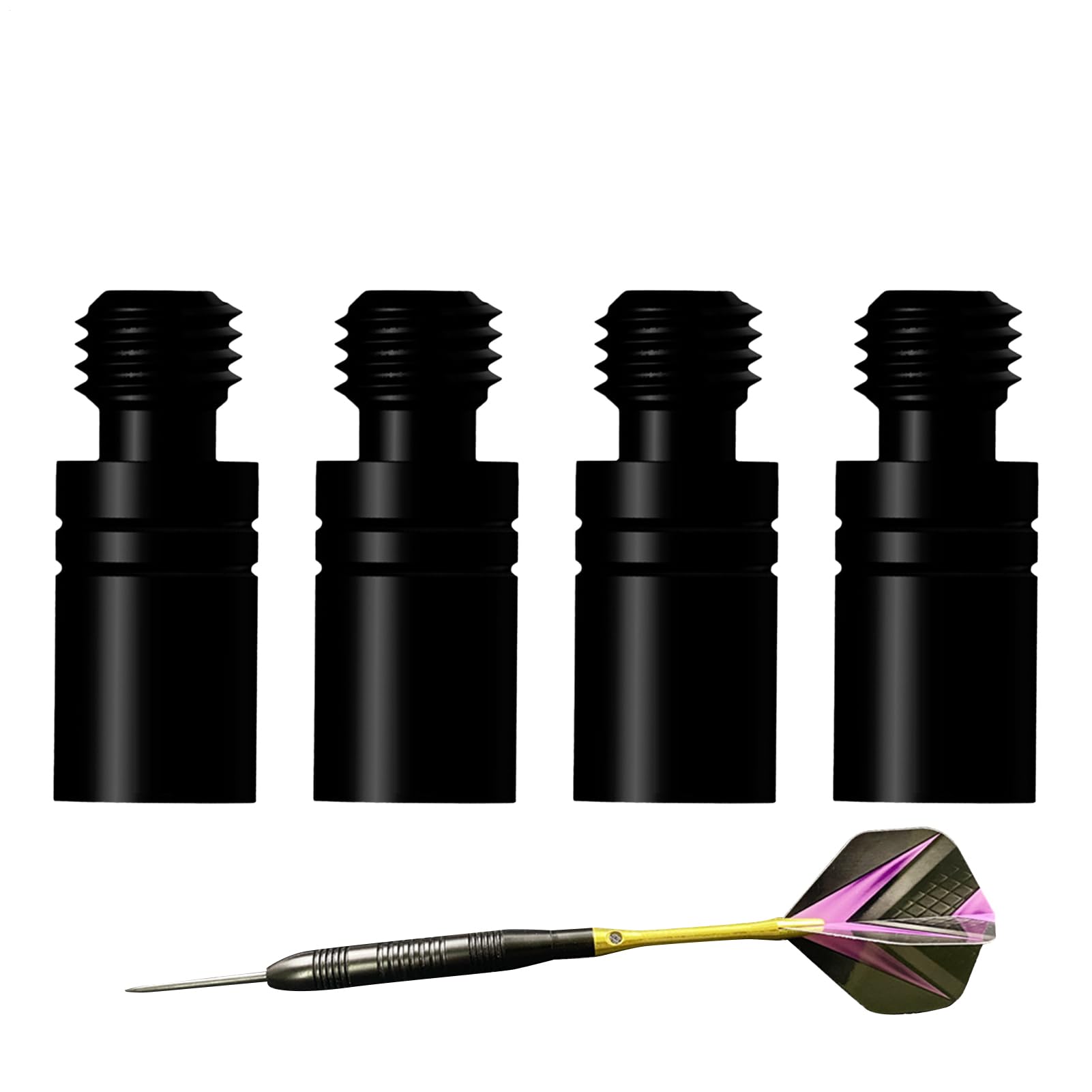 Poids pour Fléchettes | Accentuateur De Poids Filetage 2BA 4 Pièces,Accessoire de Réglage et Matériel d'Entraînement pour Joueurs Pratique Exercice Compétitions Adultes Débutants Loisirs