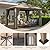 Sannwsg Outdoor Patio Gazebo 10x12 FT, Soft Top Gazebo with Arched Roof Canopy, Metal Frame, Mosquito Netting & Privacy Curtains, for Backyard & Deck, Brown