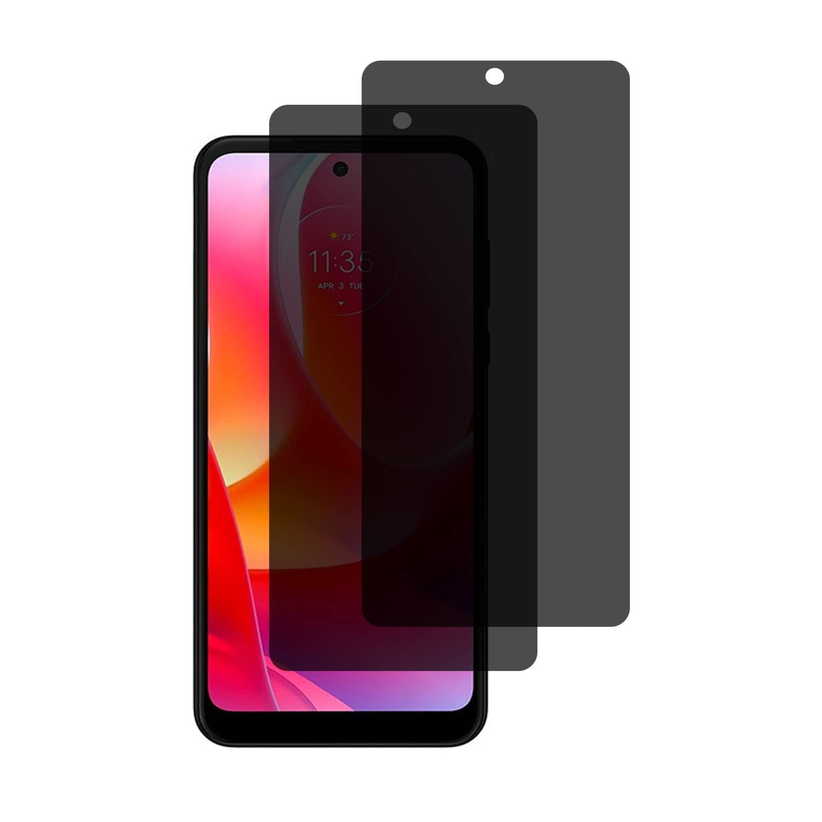 2 Pack Privacy Screen Protector for Motorola Moto G Power 5G 2022 , Privacy Tempered Glass Film [9H Hardness][Bubble-Free] [Shatter Proof] [Anti-fingerprint] [Easy Installation] Screen Protector Glass Compatible with Motorola Moto G Power 5G 2022