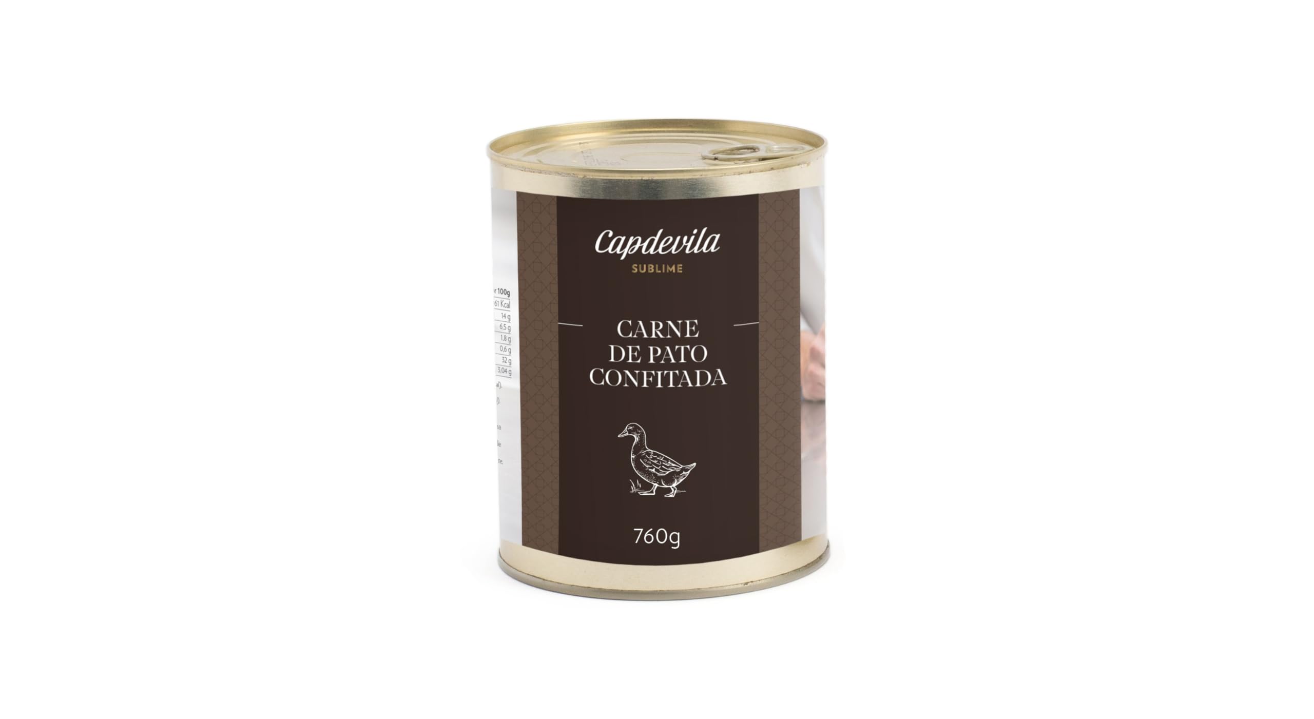 Carne de pato confitada