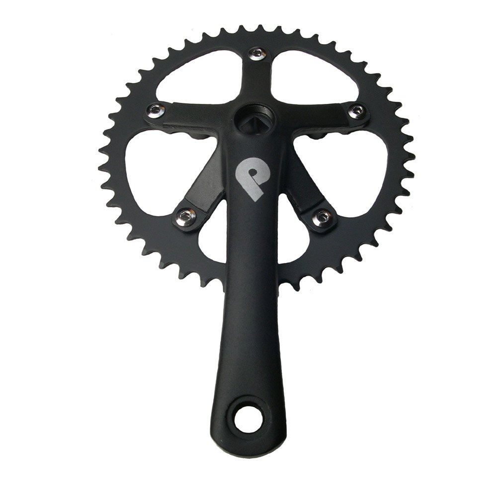 Pake 46T 165 Track Crankset, Black