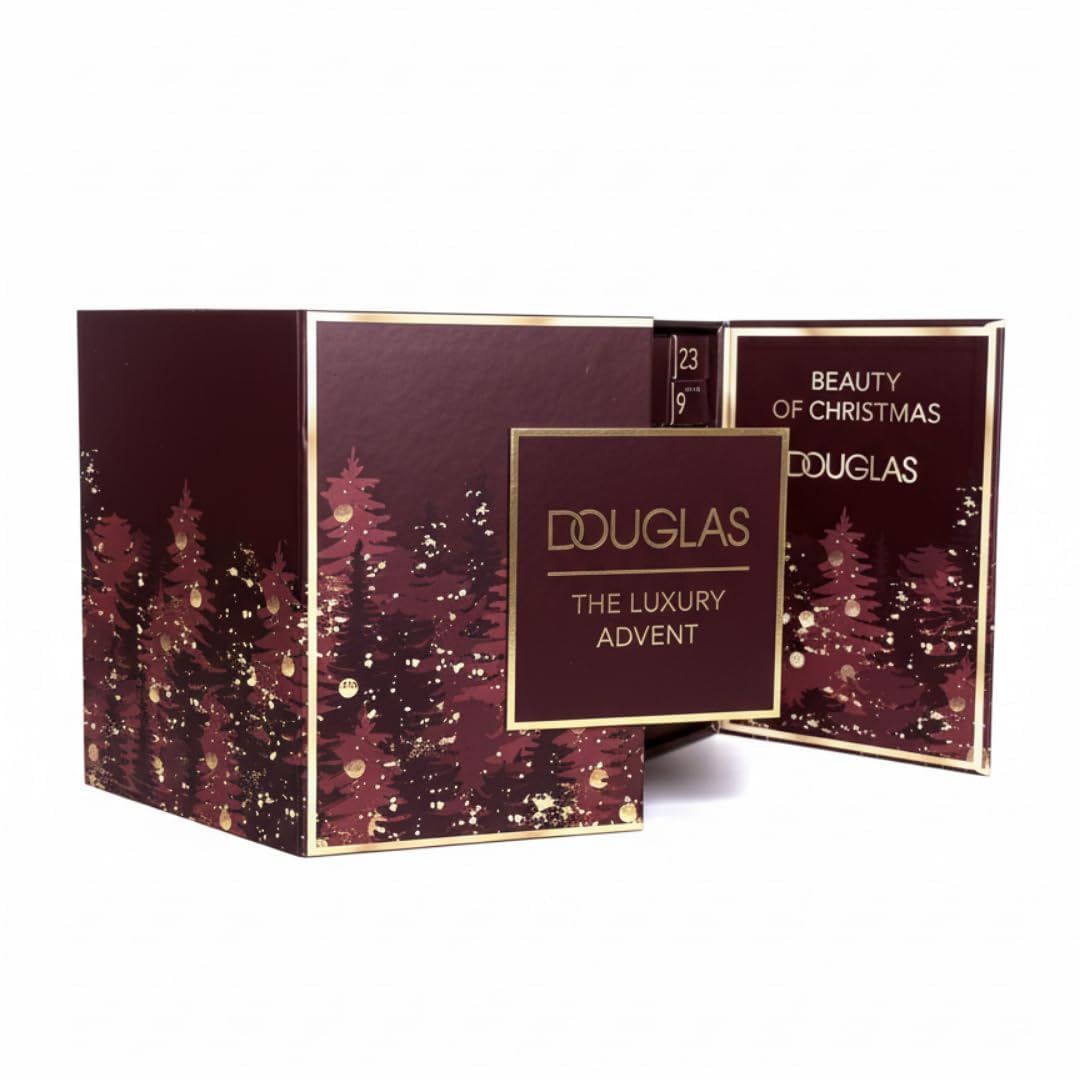 OUGLAS Adventskalender 2025 Beauty LUXURY, Frauen + Mädchen Kosmetik & Pflege Advent Kalender, 24 Geschenke Wert 350 €, Skincare Frau, Adventkalender Damen